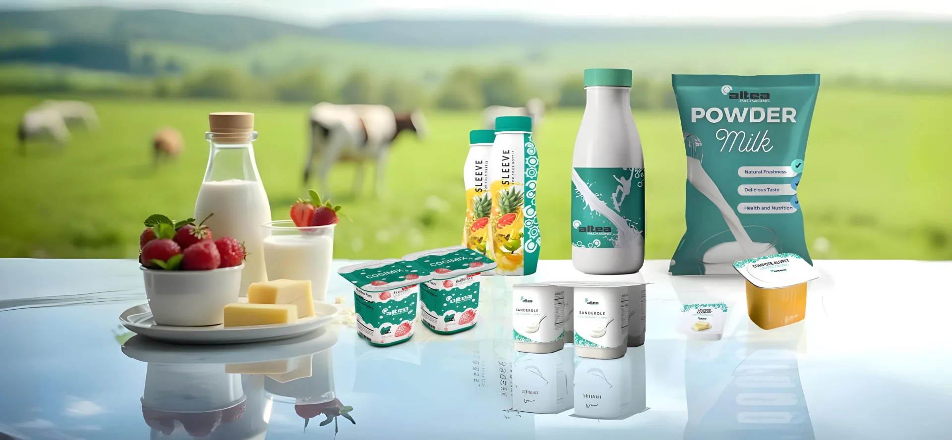 Produits Laitiers — marché emballage flexible | Altea Packaging